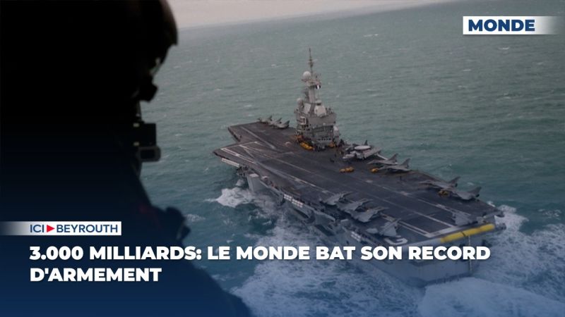 3.000 milliards: le monde bat son record d'armement