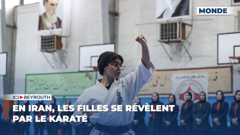 En Iran, les filles se révèlent par le karaté