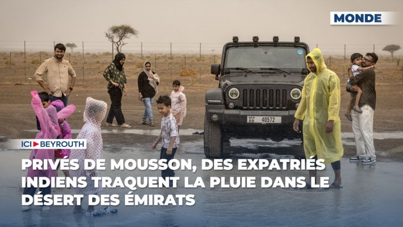 Privés de mousson, des expatriés indiens traquent la pluie dans le désert des Émirats