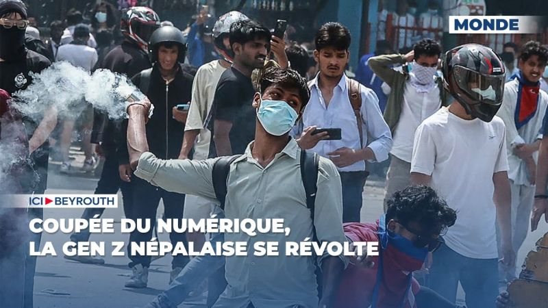 Coupée du numérique, la Gen Z népalaise se révolte