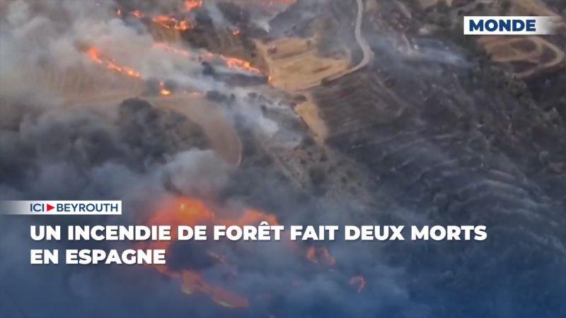 Un incendie de forêt fait deux morts en Espagne