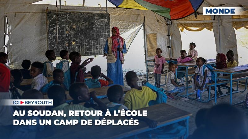 Au Soudan, retour à l’école dans un camp de déplacés