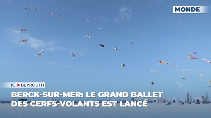 Berck-sur-Mer: le grand ballet des cerfs-volants est lancé