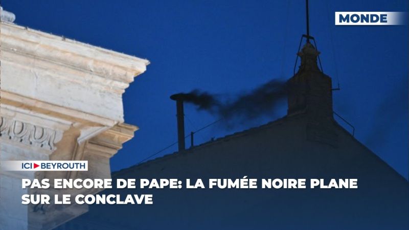 Pas encore de pape: la fumée noire plane sur le conclave