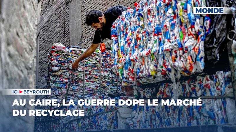 Au Caire, la guerre dope le marché du recyclage