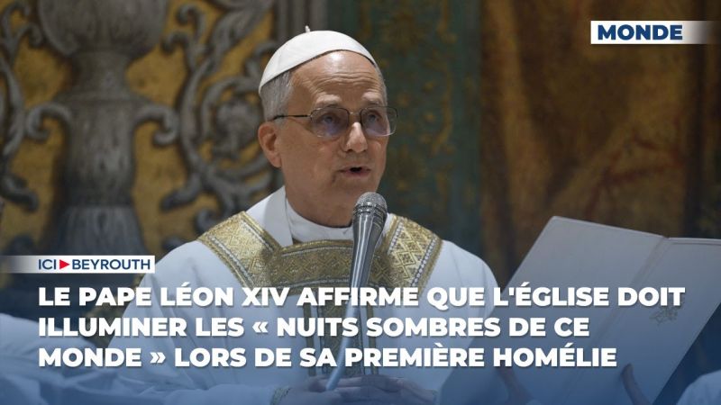 Léon XIV déplore le recul de la foi lors de sa première messe