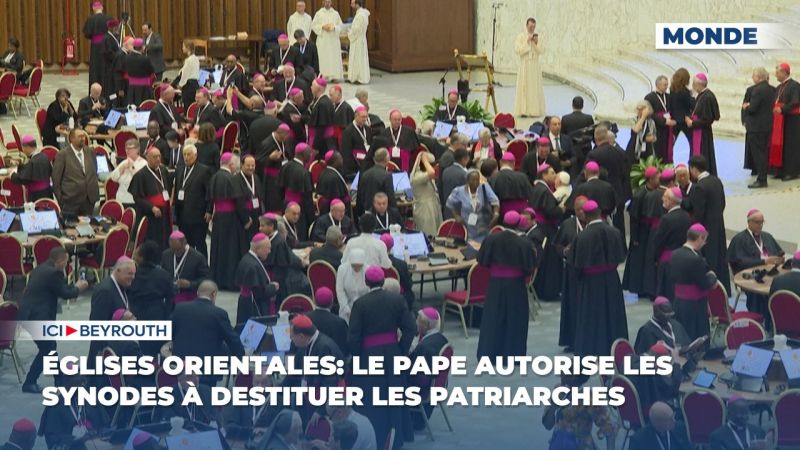 Églises orientales: le pape autorise les synodes à destituer les patriarches
