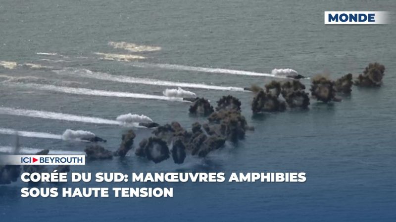 Corée du Sud: manœuvres amphibies sous haute tension