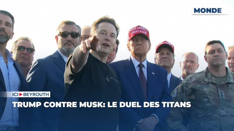 Trump contre Musk: le duel des titans