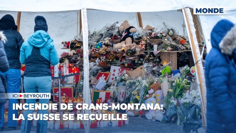 Incendie de Crans-Montana: la Suisse se recueille