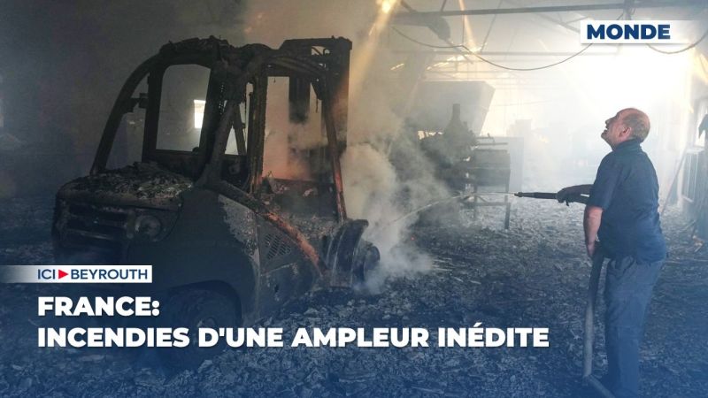 Les incendies font rage en France et en Espagne: près de 270.000 «réfugiés du feu» évacués