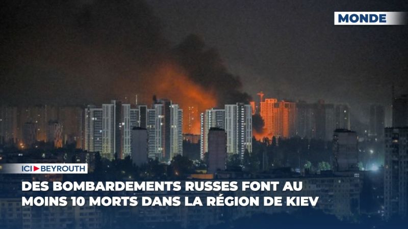 Des bombardements russes font au moins 22 morts à Kiev et dans sa région