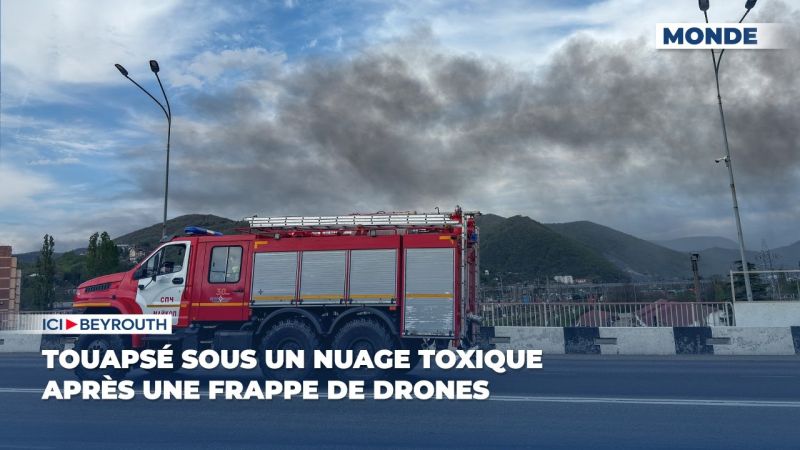 Touapsé sous un nuage toxique après une frappe de drones