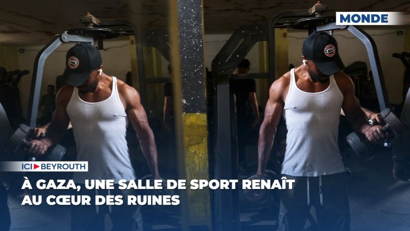 À Gaza, une salle de sport renaît au cœur des ruines