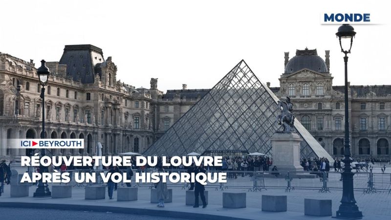 Réouverture du Louvre après un vol historique