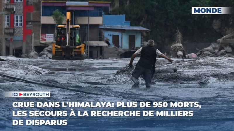 Crue dans l'Himalaya: plus de 950 morts, les secours à la recherche de milliers de disparus