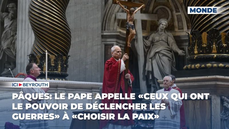 Pâques: le pape appelle «ceux qui ont le pouvoir de déclencher les guerres» à «choisir la paix»