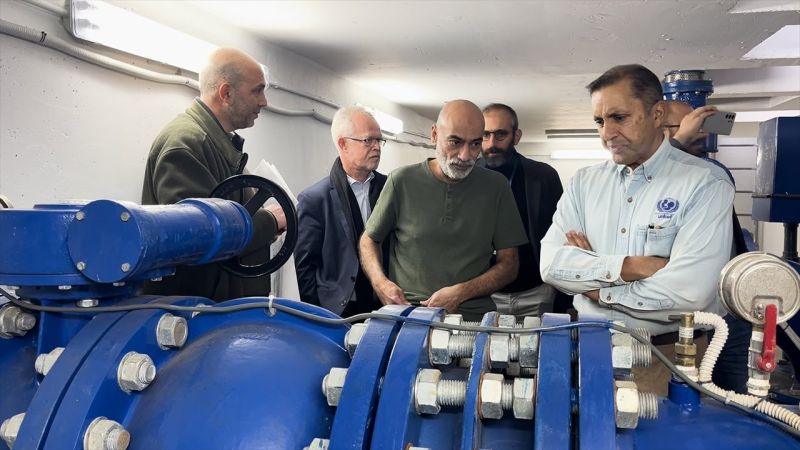 Visite de la station de pompage d’eau potable de Daychouniyé, réhabilitée 