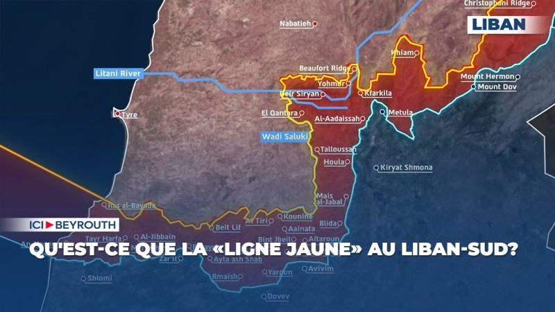 Qu'est-ce que la «Ligne jaune» au Liban-Sud?