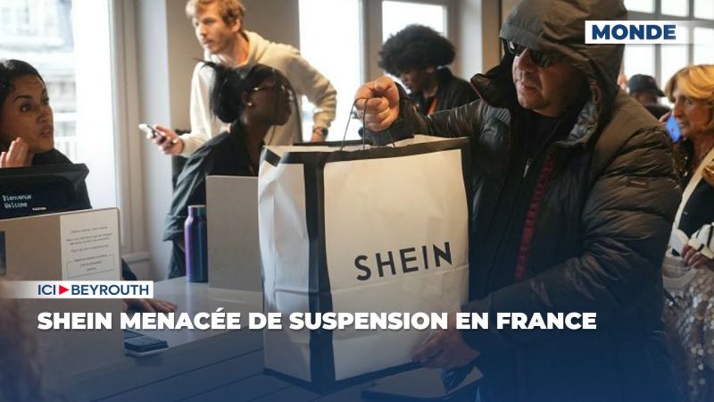 La plateforme en ligne Shein sous la menace d'une suspension en France