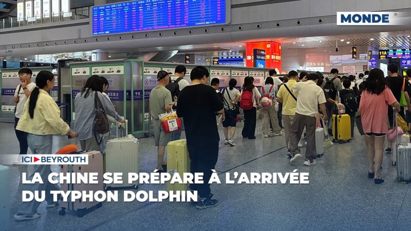 La Chine se prépare à l’arrivée du typhon Dolphin